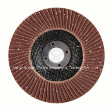 Оксид алюминия лоскут диск с пластичной Затыловкой волокна для полирования